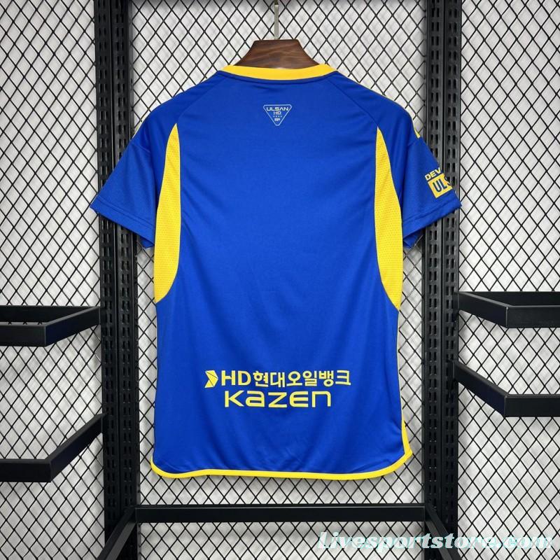 24/25 Korea Ulsan HD FC Home Jersey