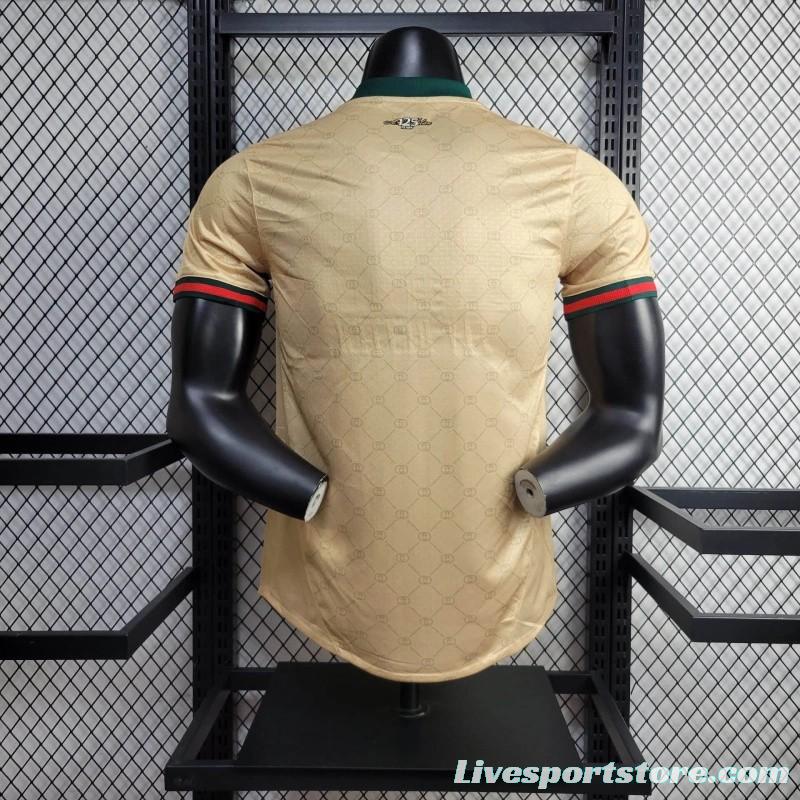 Player Version 24/25 AC Milan x Gucci Golden 125th Anniversary Jersey