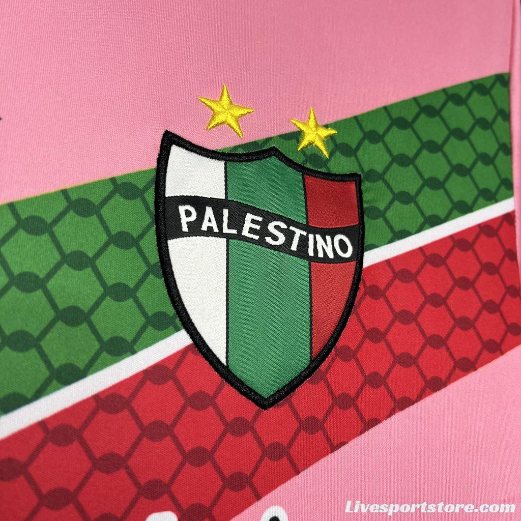 2024/25 CD Palestino Pink Graffiti Jersey