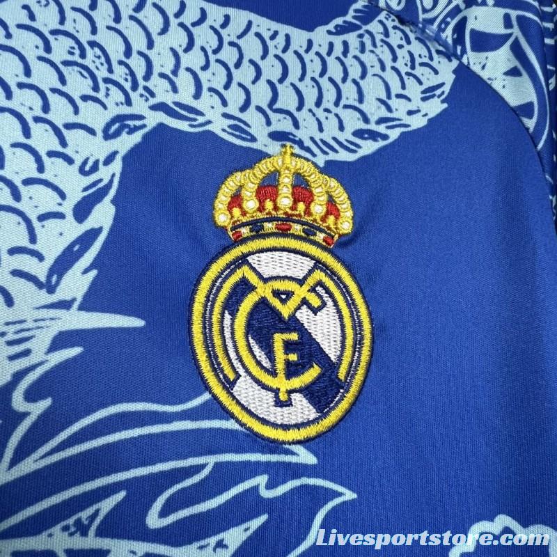 2024/25 Real Madrid Blue Dragon Special Edition Jersey