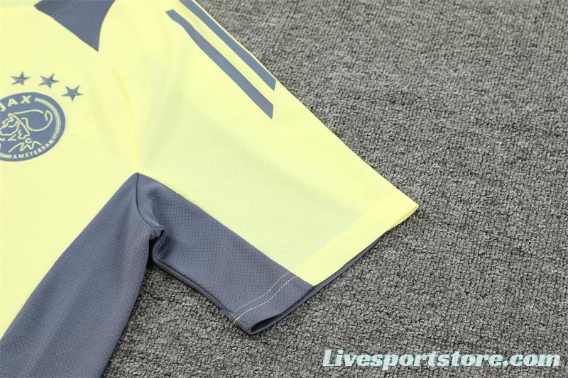 24/25 Juventus Yellow Short Sleeve Jersey+Shorts