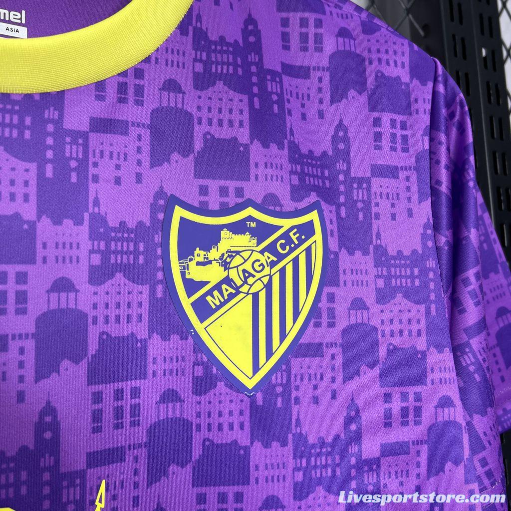 24/25 Malaga Purple Pre-match Training Jersey