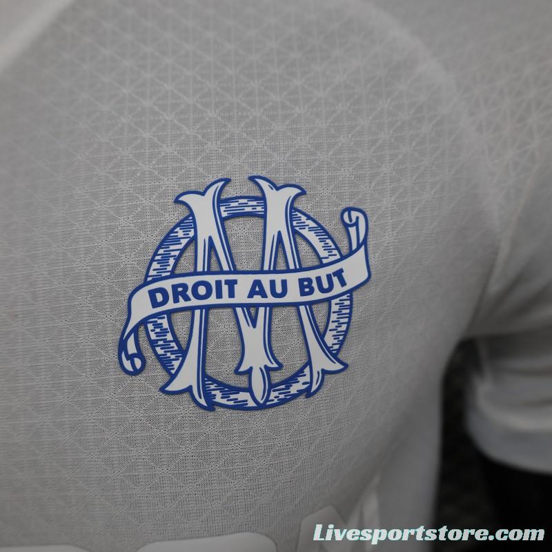 Player Version 24/25 Olympique Marseille 125th Anniversary White Jersey