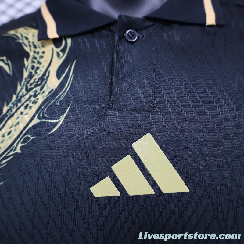 Player Version 24/25 Real Madrid Black/Golden Specail Jersey