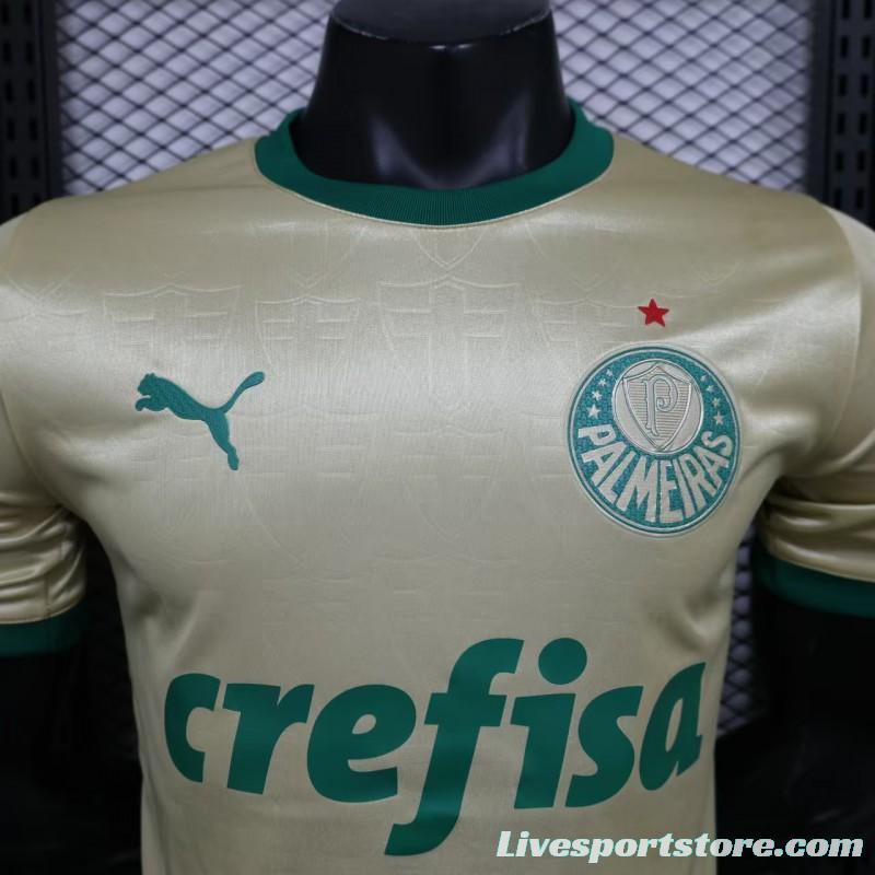 Player Version 24/25 Palmeiras Third Golden Jersey