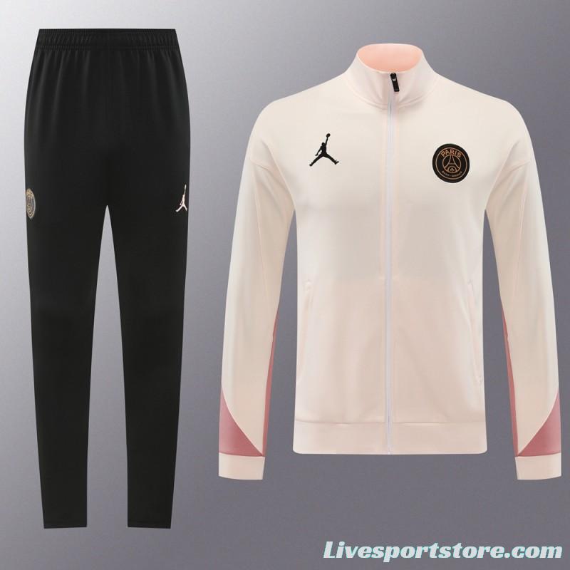 24/25 PSG Pink Full Zipper Jacket +Long Pants