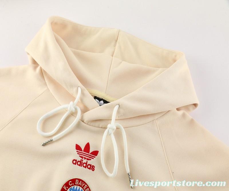 24/25 Bayern Munich Beige Hoodie Jacket +Long Pants