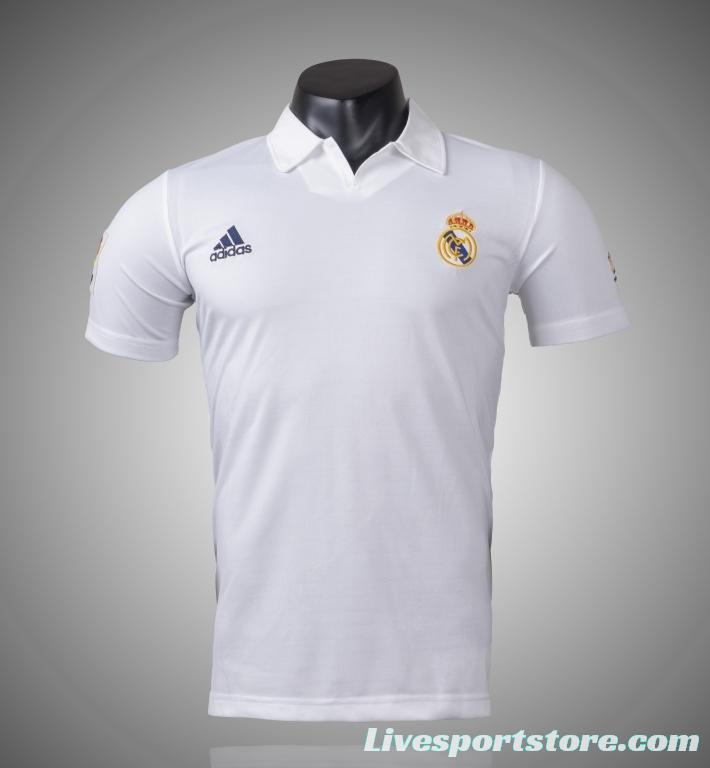 RETRO 01/02 Real Madrid Home Champion League Jersey (No Sponsor)