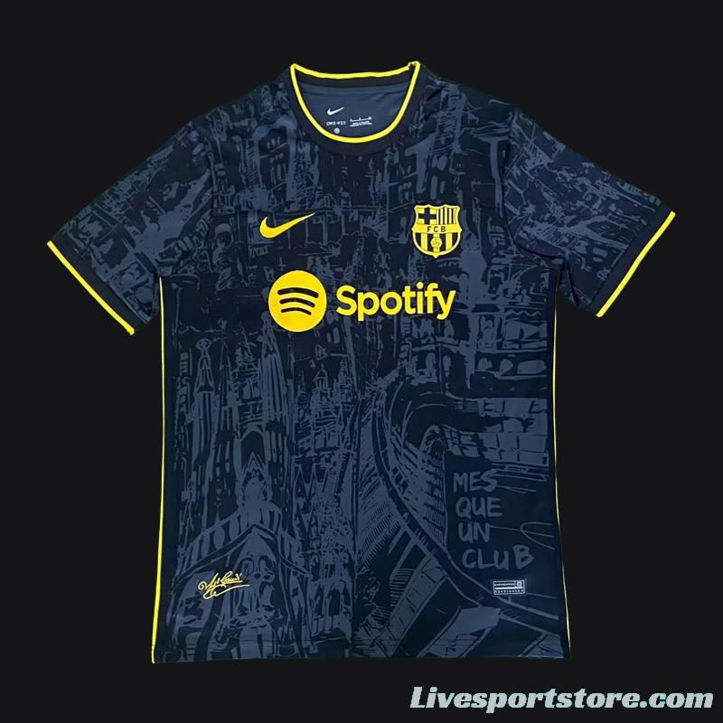 23/24 Barcelona Black Training Jersey