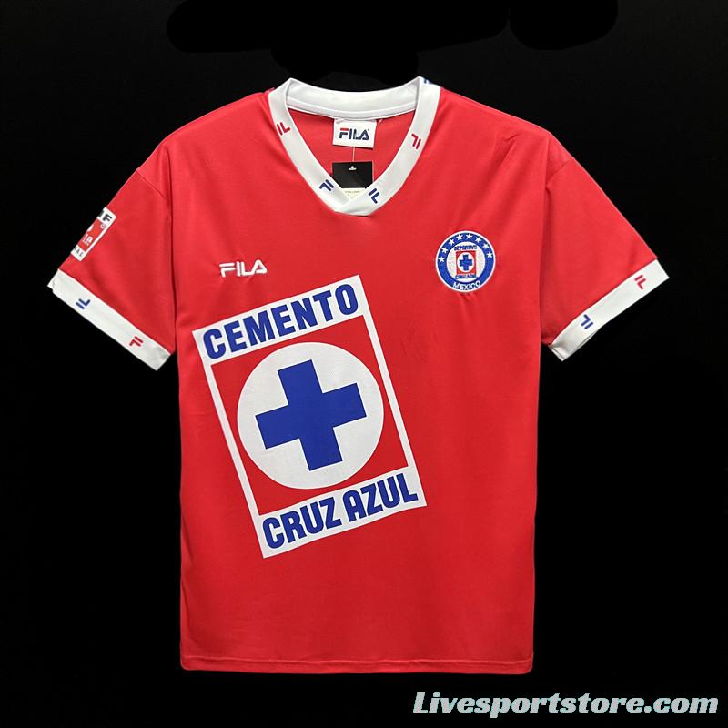 Retro 96/97 Cruz Azul Third Red Jersey