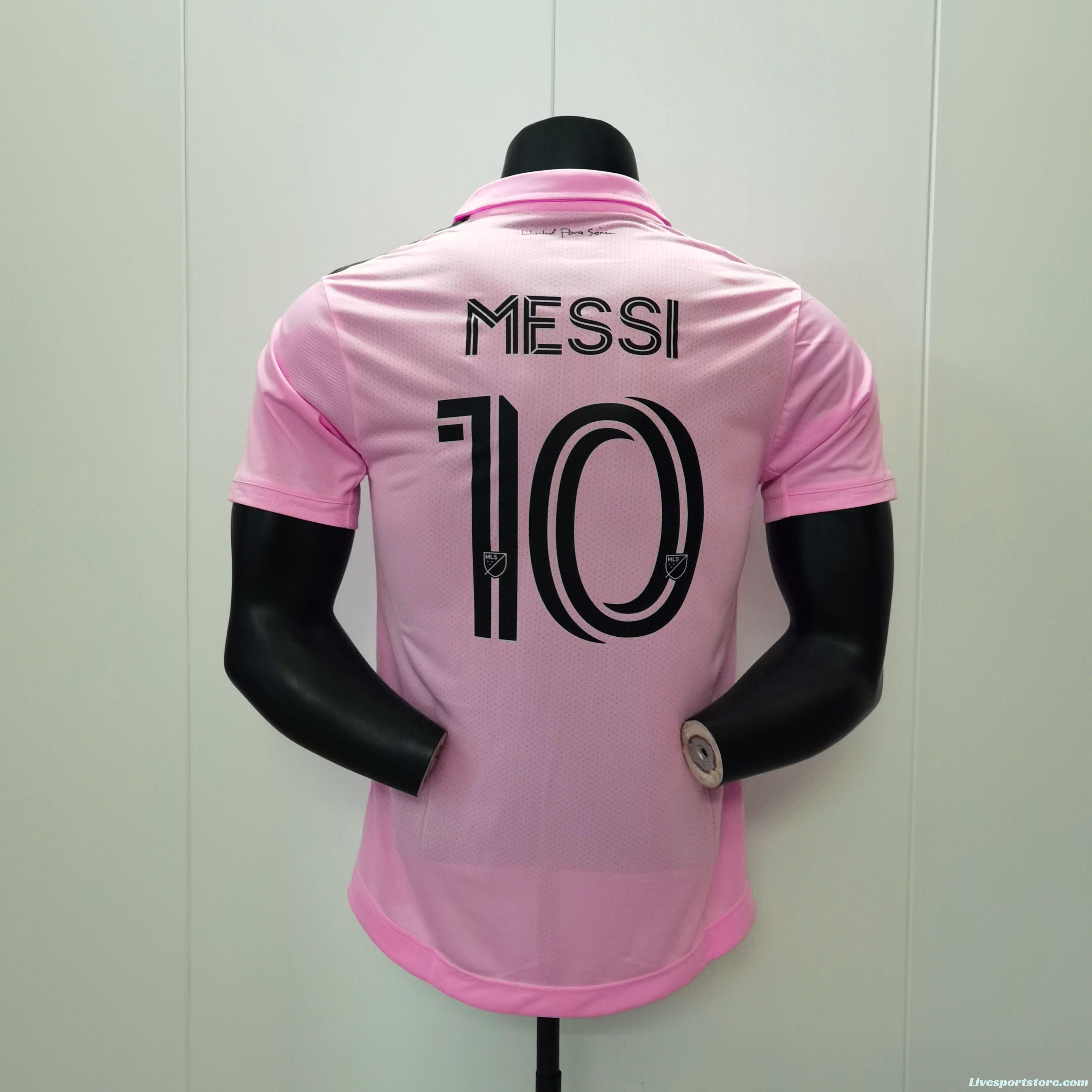 Player Version 23/24 Inter Miami Home Pink Jersey