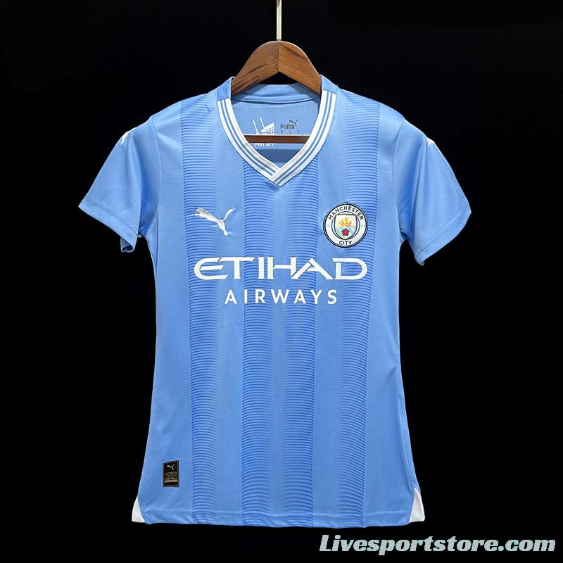 23/24 Women Manchester City Home Jersey