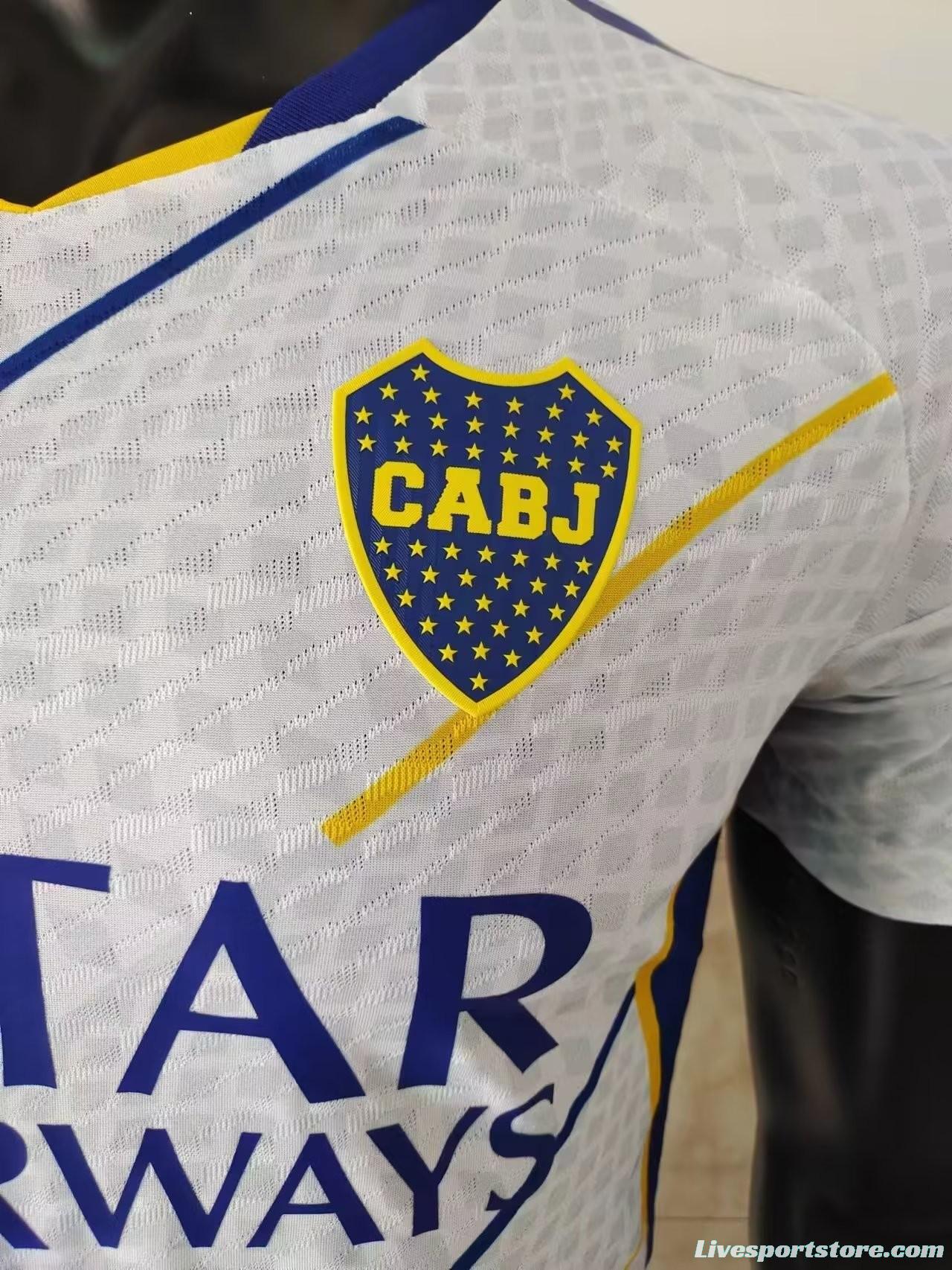 Player Version 23-24 Boca Juniors White Jersey