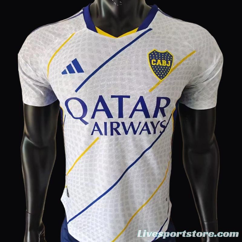 Player Version 23-24 Boca Juniors White Jersey