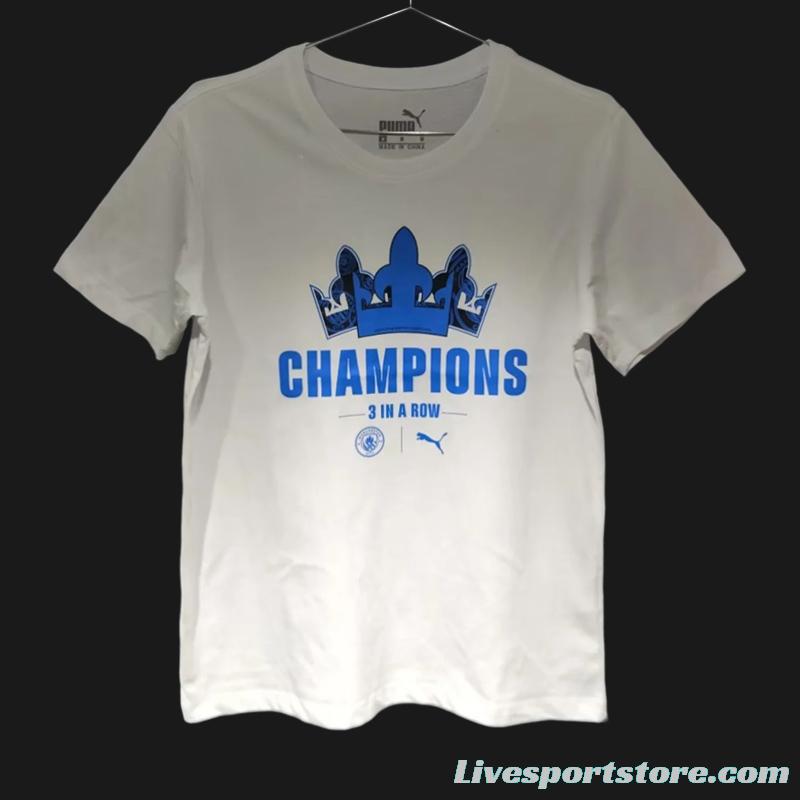 23/24 Manchester City White Champion T-Shirt