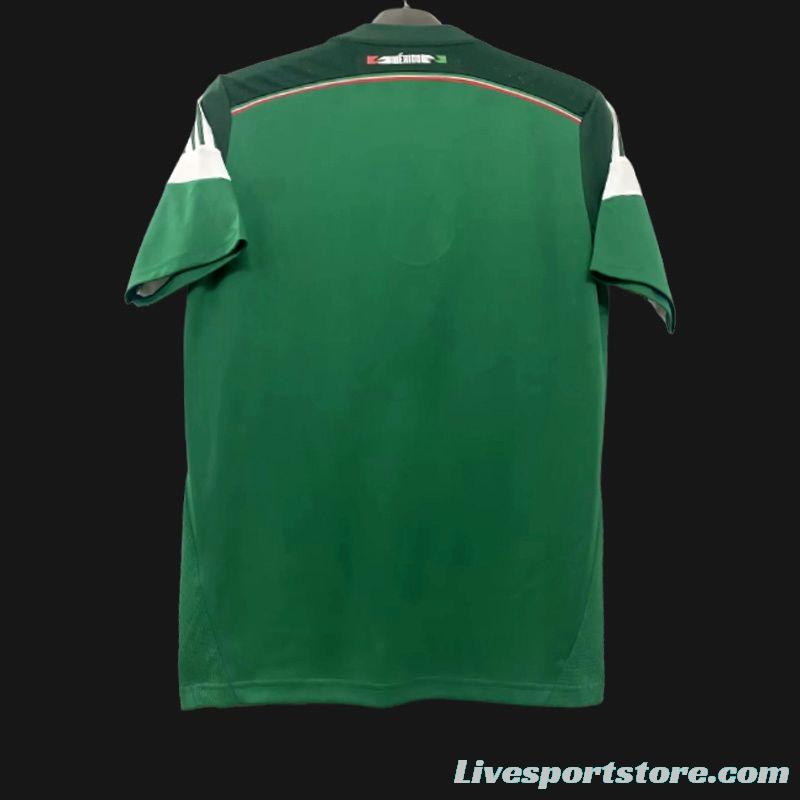 Retro 2014 Mexico Home Jersey