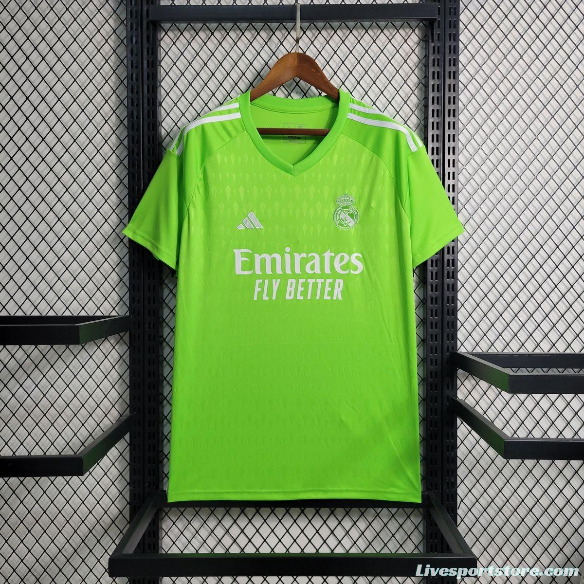 23/24 Real Madrid Green Goalkeeper Jersey