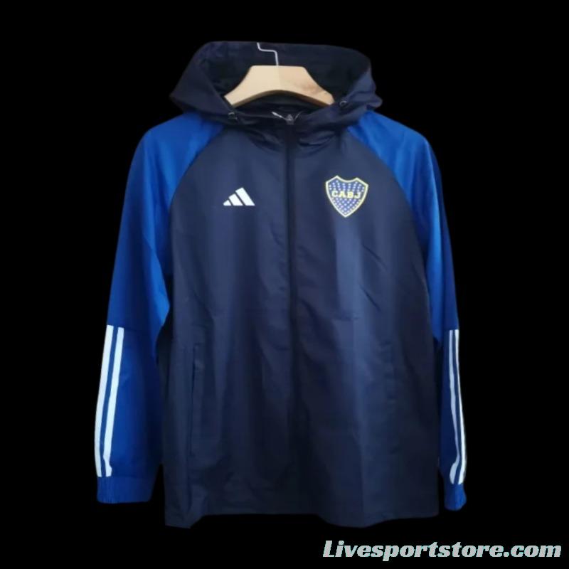 23/24 Boca Juniors Navy Windbreaker