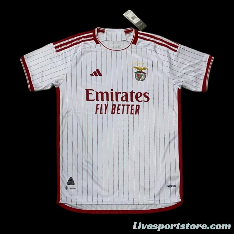 23/24 Benfica White Training Jersey