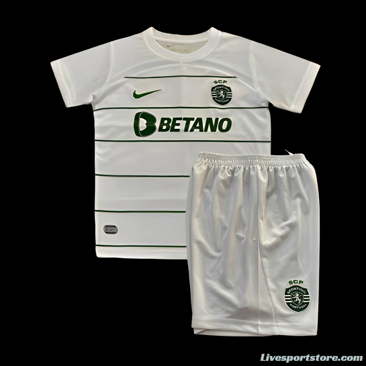 23/24 Kids Sporting Lisbon Away Jersey