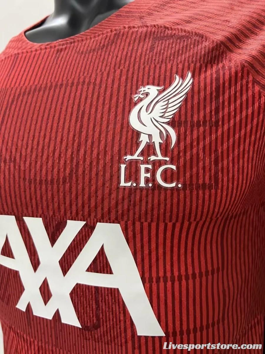 Player Version 23/24 Liverpool Red Pre-Match Training Jersey