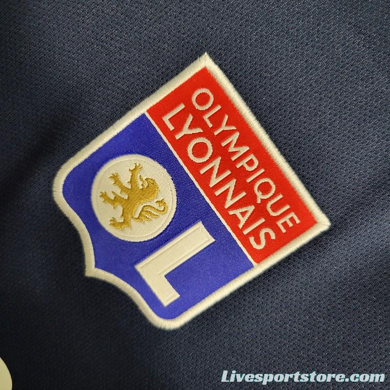 23/24 Olympique Lyonnais Navy Pre-Match Jersey