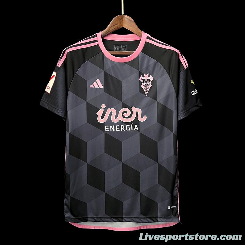 23/24 Albacete Balompie Away Black Jersey