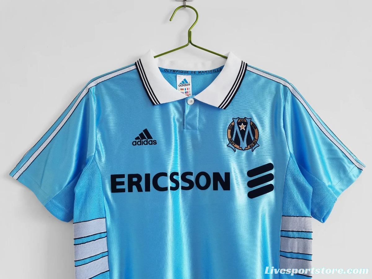 Retro 98/99 Marseille away Soccer Jersey