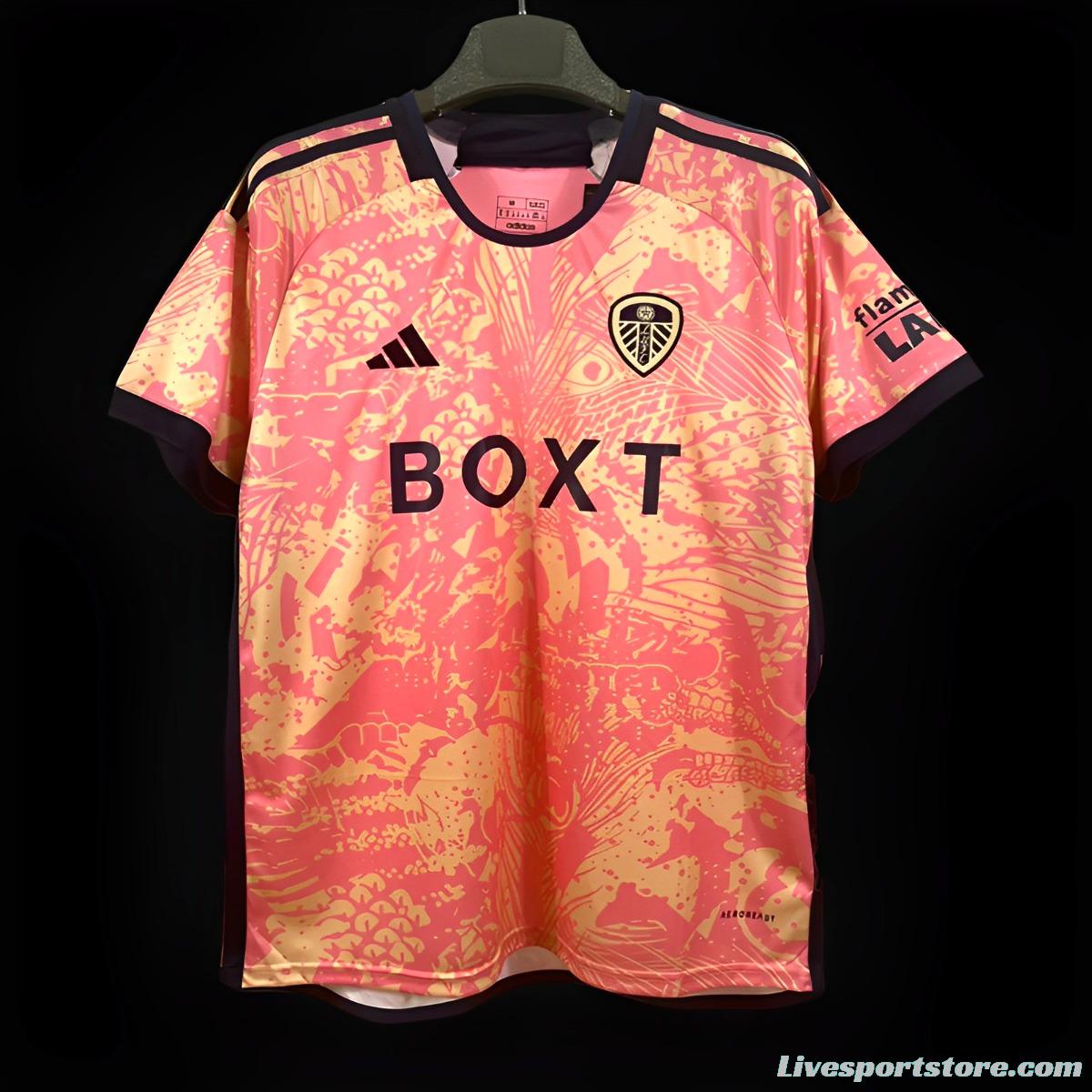 23/24 Leeds United Third Pink Jersey