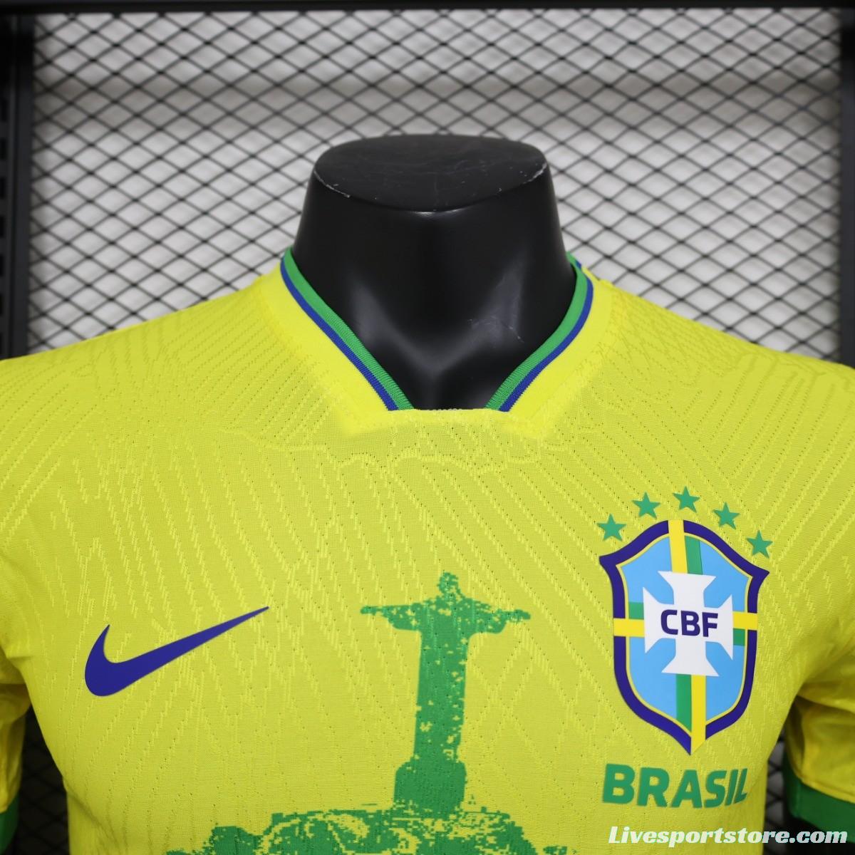 Player Version 2023 Brazil Yellow Special Jersey