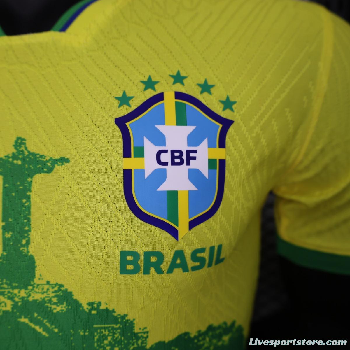 Player Version 2023 Brazil Yellow Special Jersey