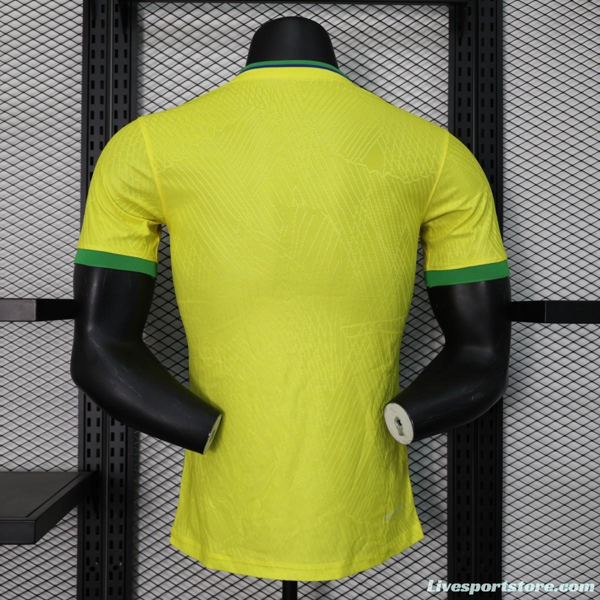 Player Version 2023 Brazil Yellow Special Jersey