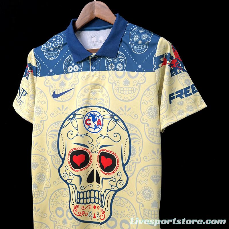 23/24 Club America Yellow Day of the Dead Special Jersey