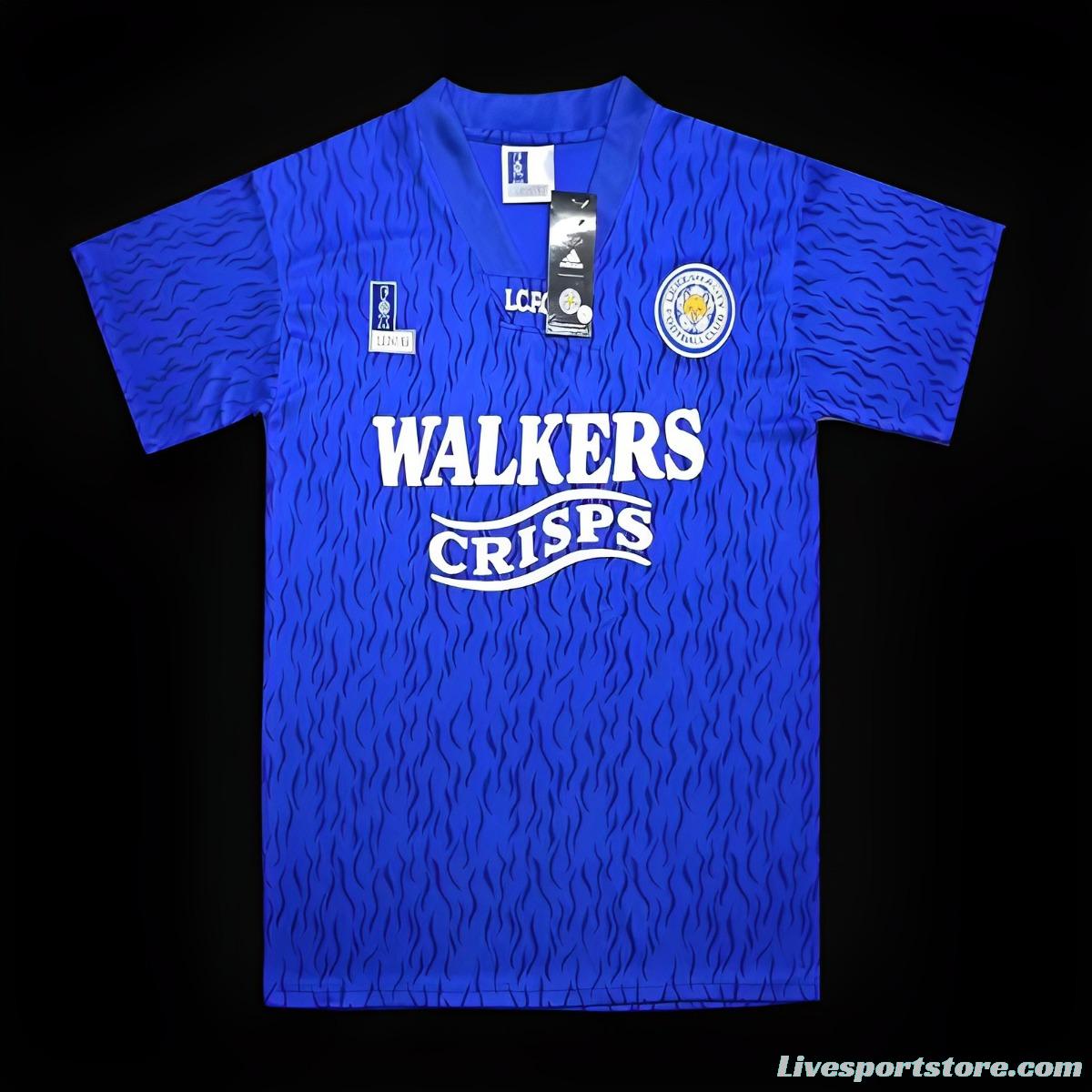 Retro 92/94 Leicester City Home Jersey