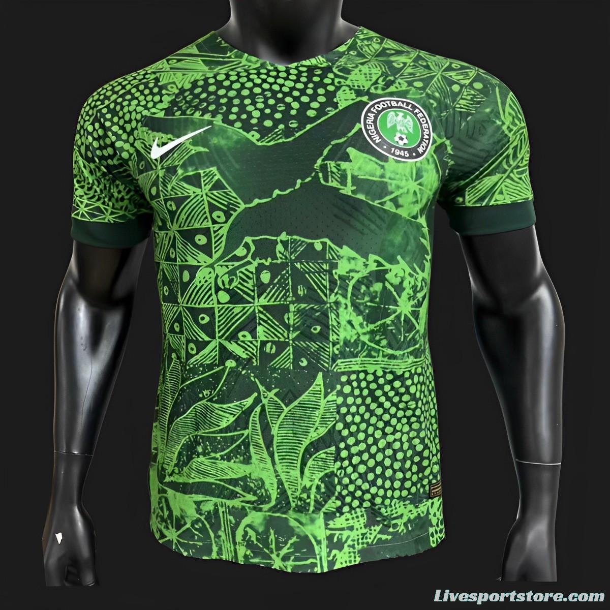 Player Version 2022 Nigeria Green Jersey