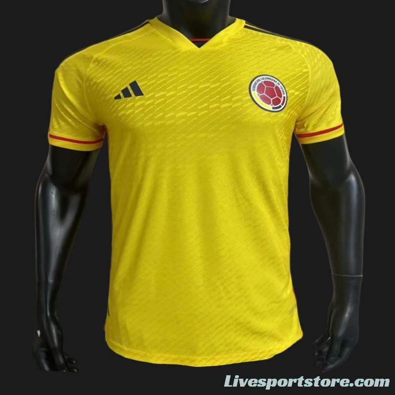 Player Version 2023 Colombia Home Jersey