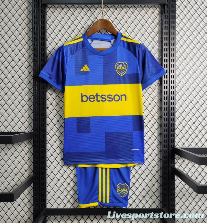 23/24 Kids Boca Juniors Home Jersey