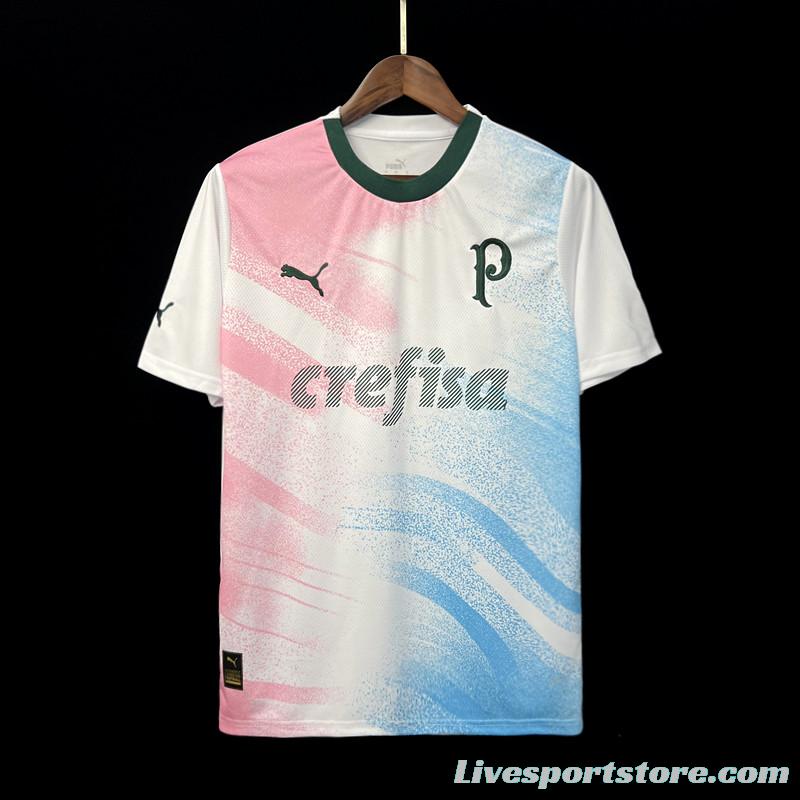 23/24 Palmeiras Cancer Awareness Goalkeeper White Jersey