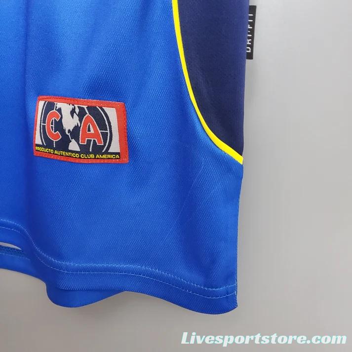 Retro 01/02 Club America Away Blue Jersey