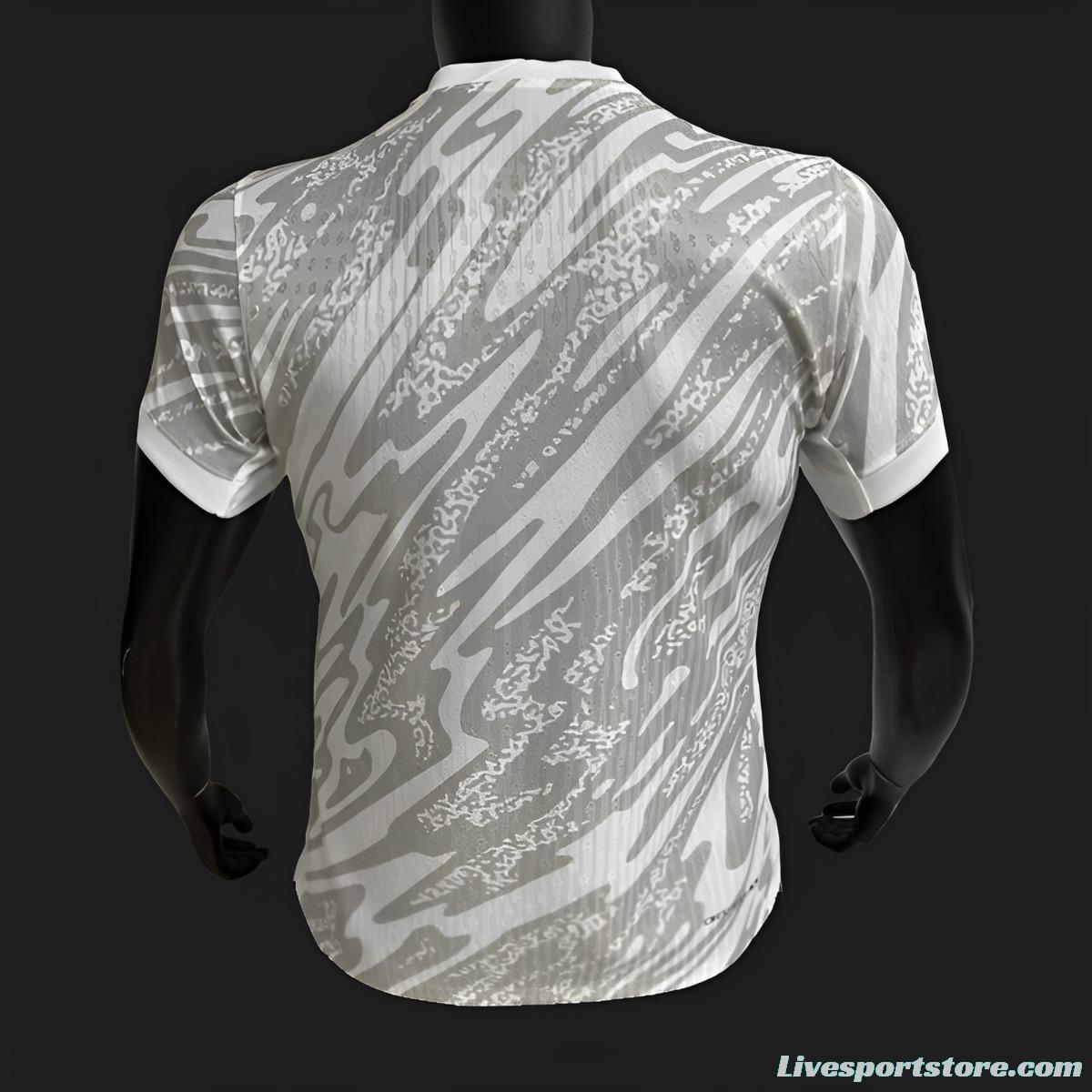 Player Version 2023 Brazil Grey Goalkeeper Jersey