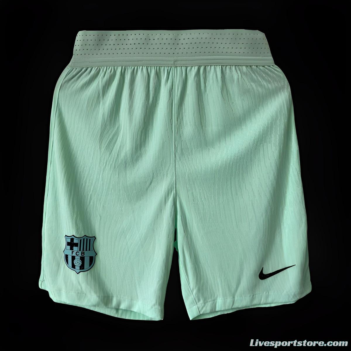 Player Version 23/24 Barcelona Third Green Shorts