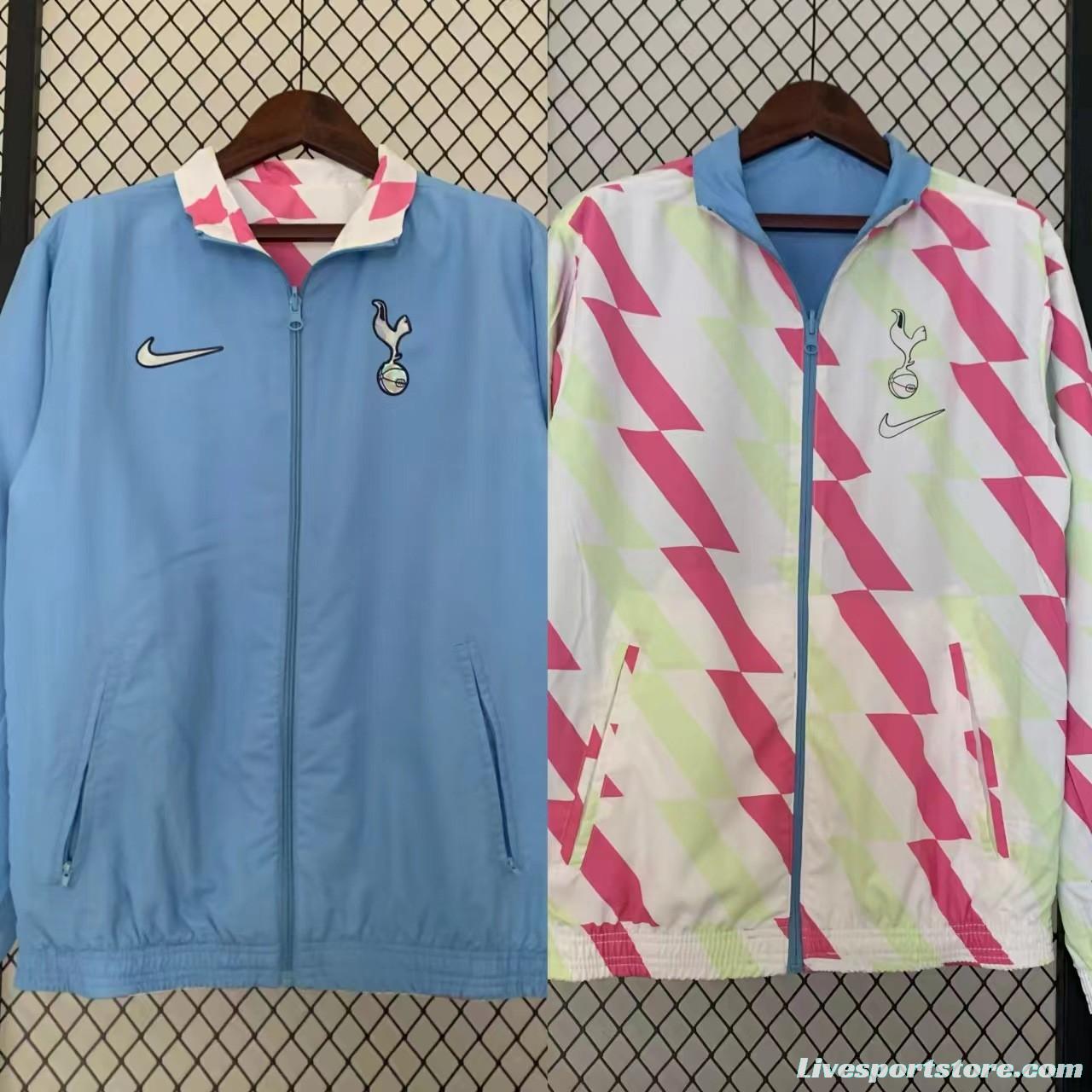 23/24 Tottenham Hotspur Blue/MIXED Colors Reversible Jacket