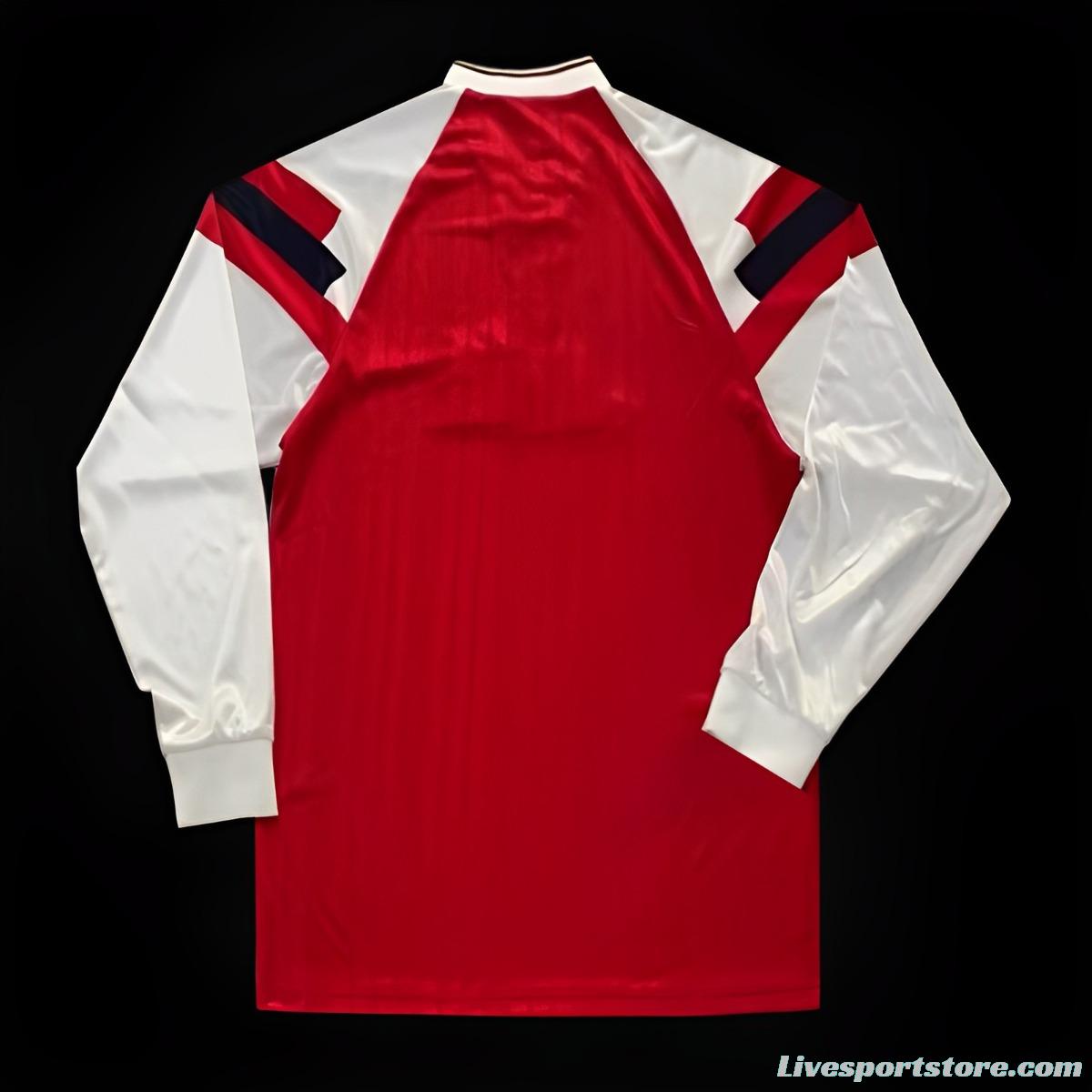 Retro 92/94 Arsenal Home Long Sleeve Jeresy