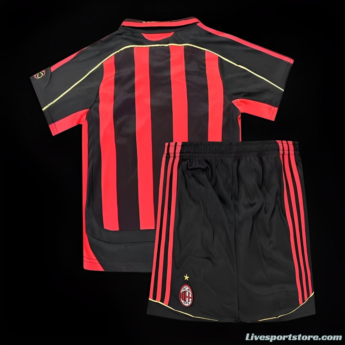 Retro 06/07 AC Milan Home Jersey