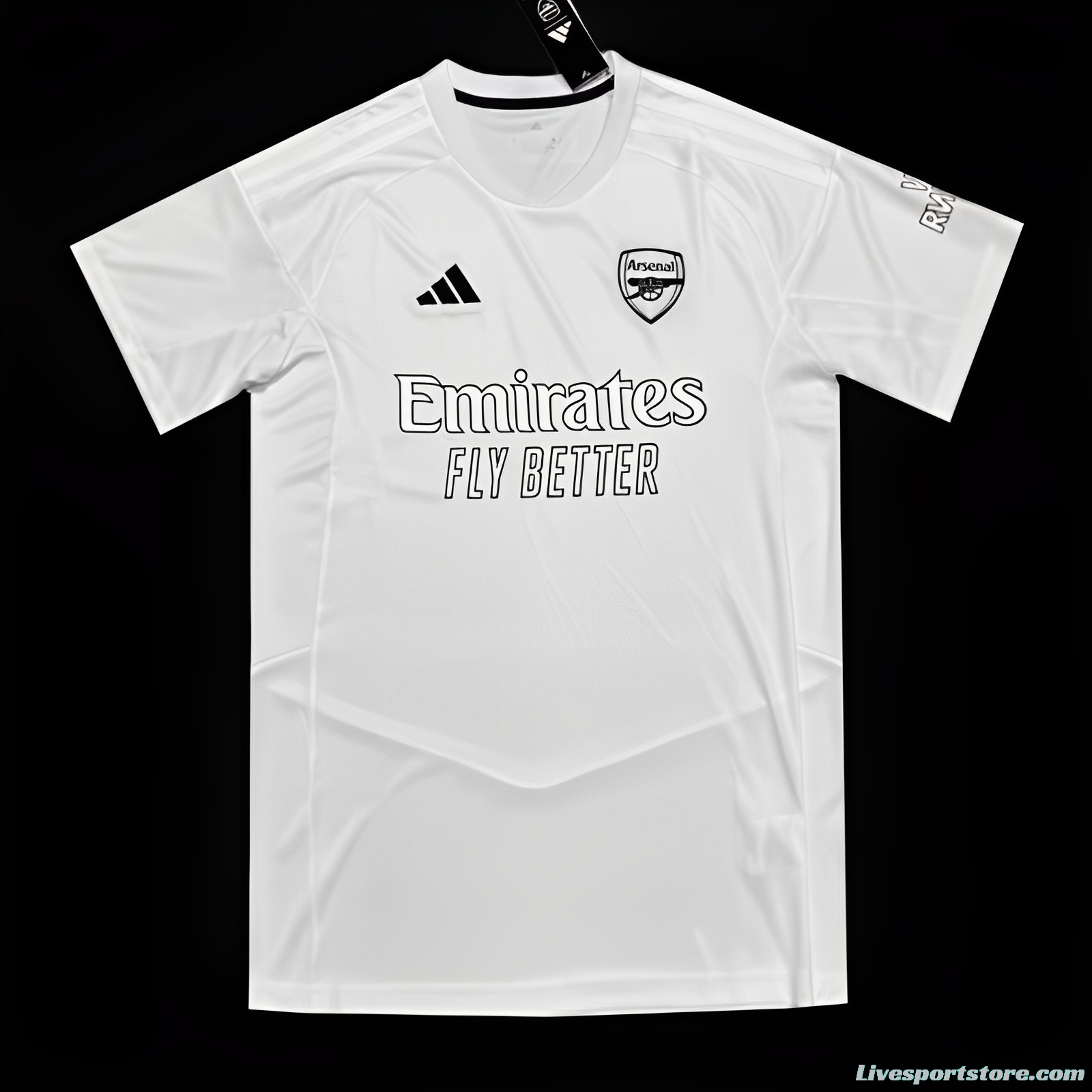 23/24 Arsenal No More Red White Jersey