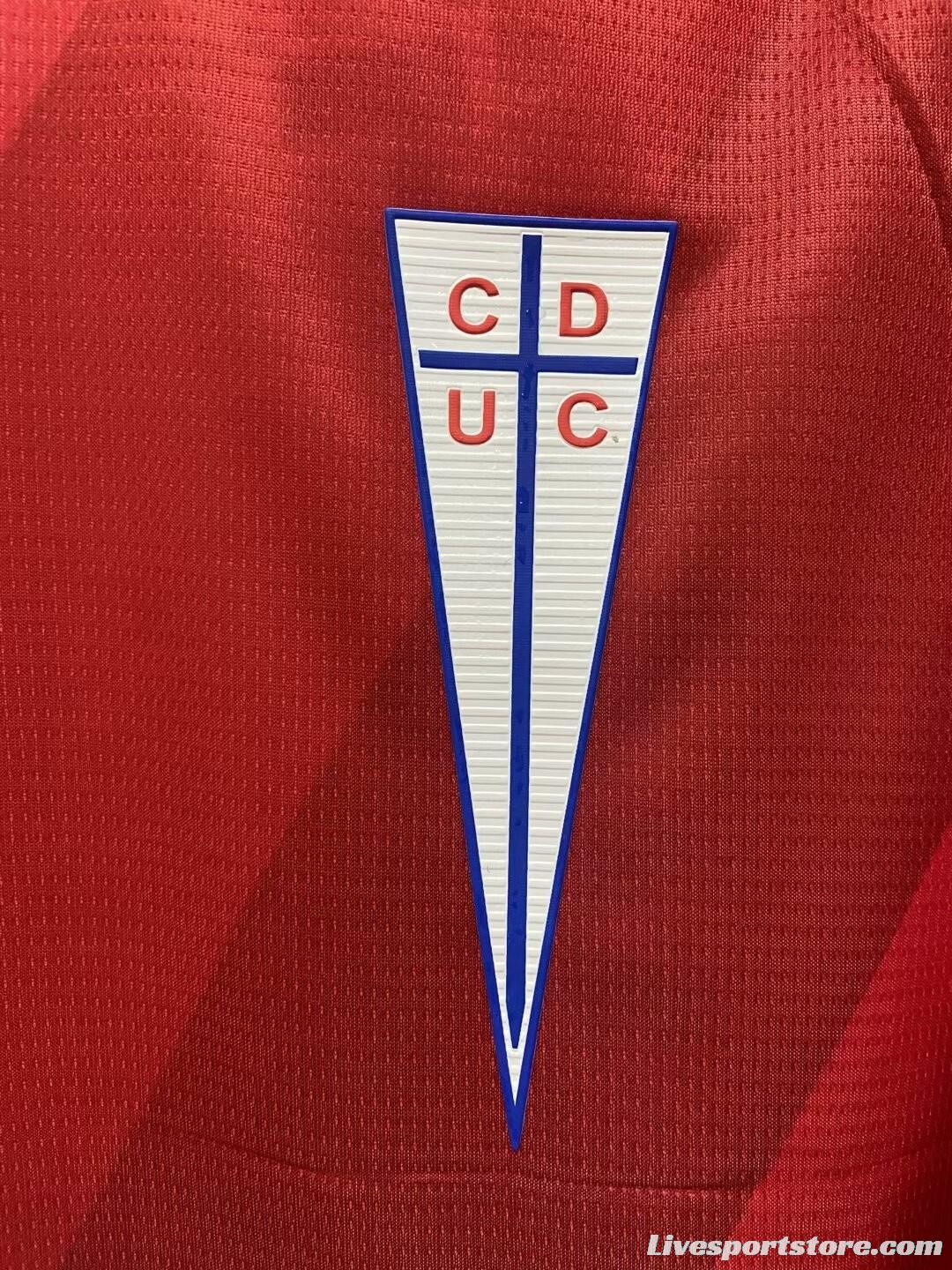 24/25 CD Universidad Catolica Away Red Jersey