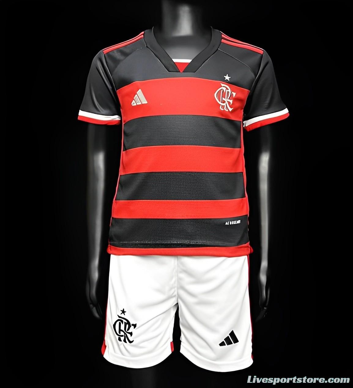 23/24 Kids Flamengo Home Jersey