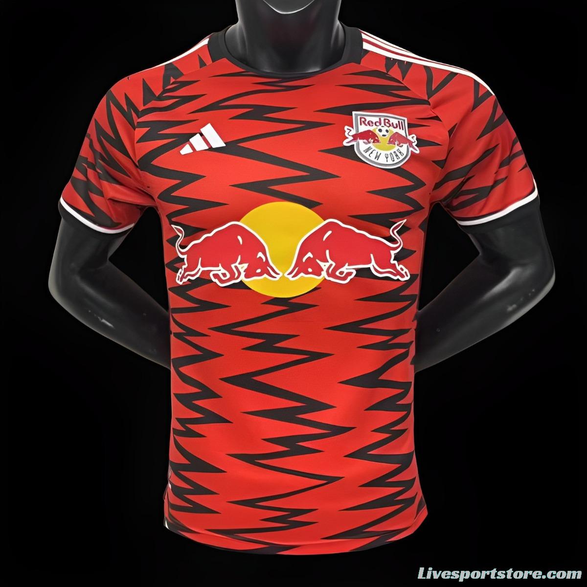 Player Version 24/25 New York Red Bulls Away Red Jersey