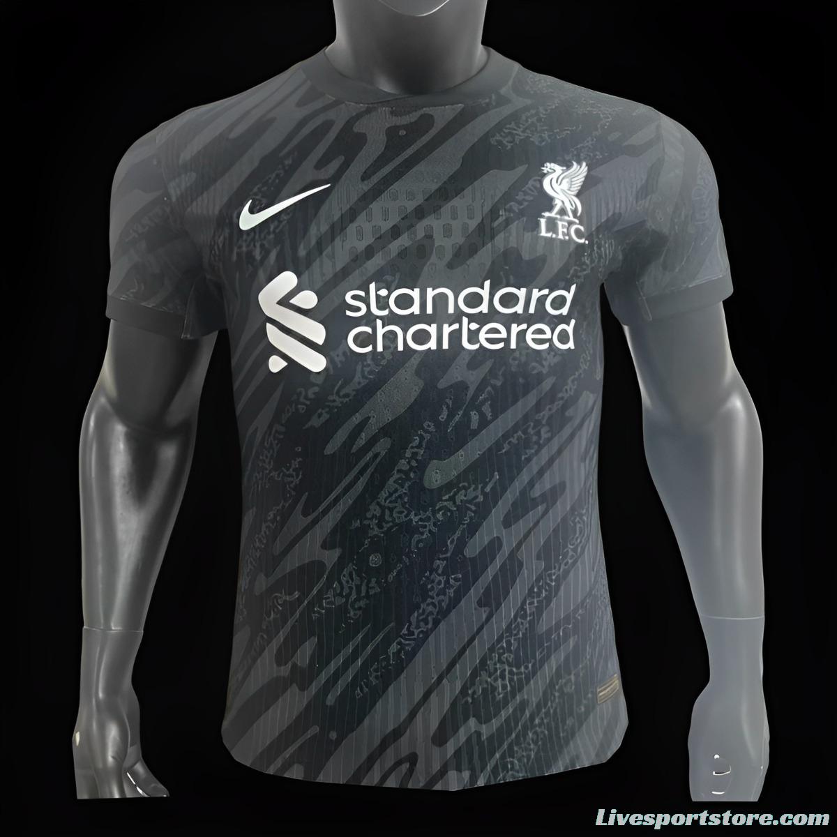 Player Version 24/25 Liverpool Black Goalkeeper Jersey