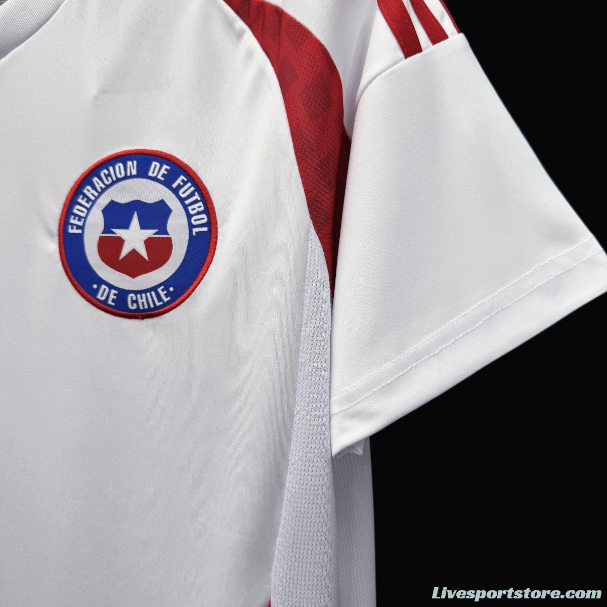 2024 Chile Away White Jersey